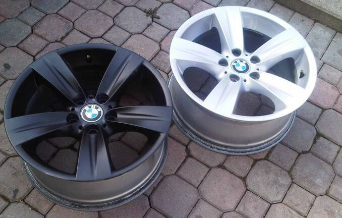 Jantes de BMW repeintes